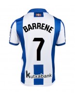 Real Sociedad Ander Barrenetxea #7 Hjemmedrakt 2024-25 Korte ermer